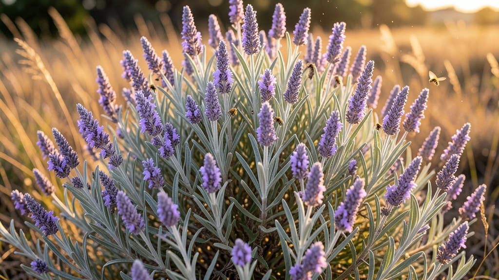 Texas Sage with Fragrant Purple Blooms