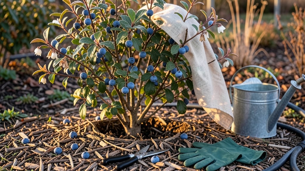 Blueberry Bushes Winter Preparation: Cold-Proofing for Spring Flush of Fruit