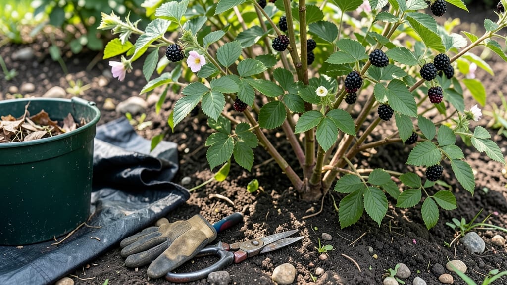 Trimming Thornless Blackberry Bushes: Year-Round Vigorous Growth With 4 Key Cuts