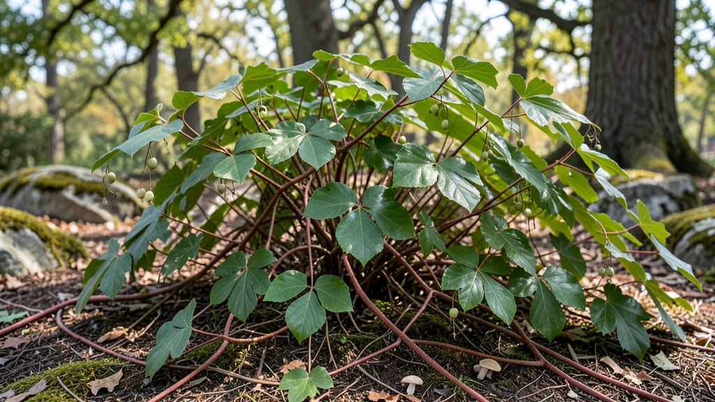 What Does a Poison Ivy Bush Look Like: Triad of Leaves, Red Rashes, and Sticky Sap