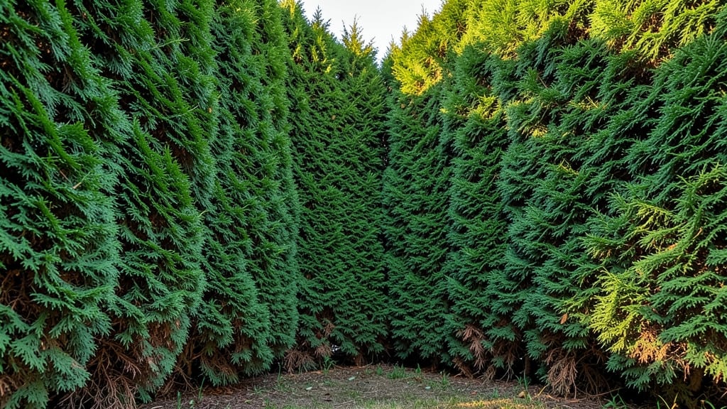 Leyland Cypress for Rapid Vertical Growth
