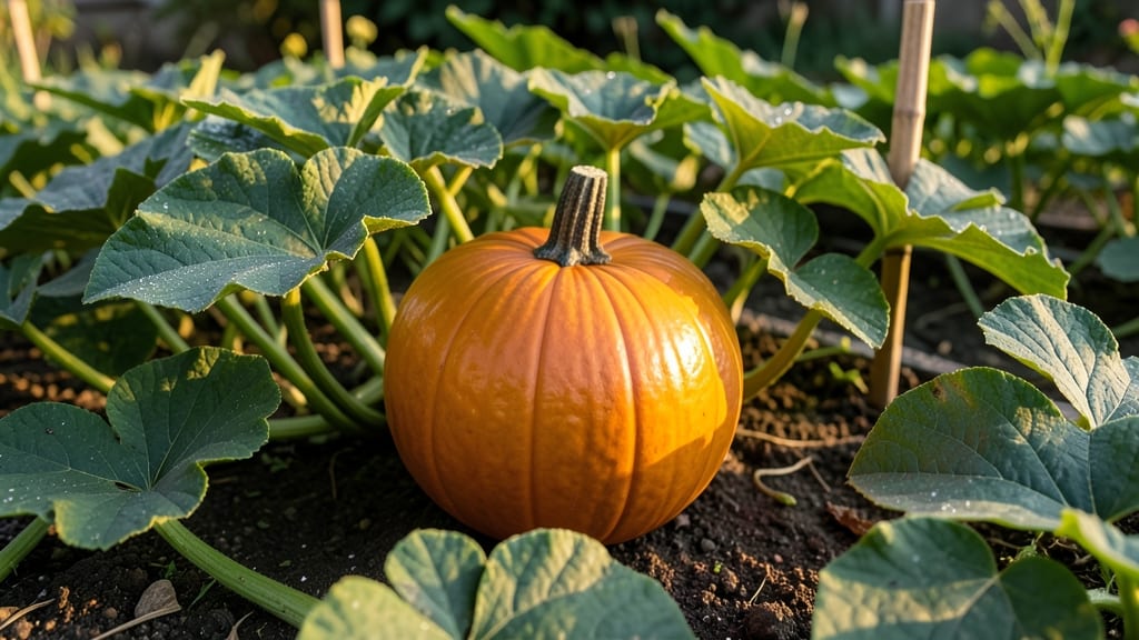 Sugar Pie Pumpkin Compact Bush