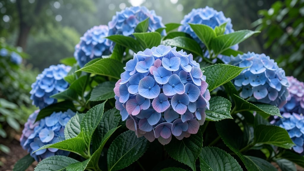 Blue Hydrangea: Classic Blue Flowering Shrub