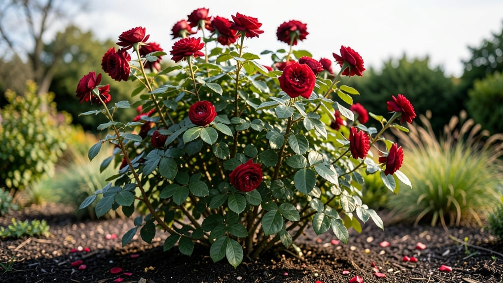 Eiffel Tower Rose Bush: Year-Round Bloom Revival Through Precision Trimming