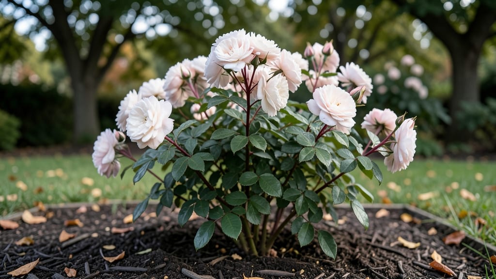 Burgundy Ice Rose Bush: Late-Winter Pruning for Bold, Repeat Blooms
