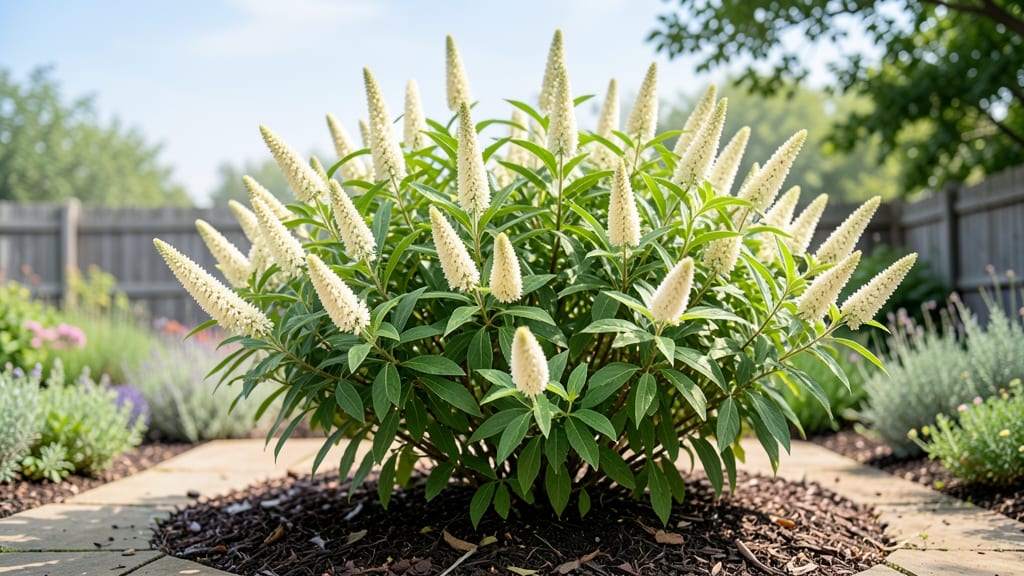Butterfly Bush Buzz Ivory: Ivory Hues and Fragrant Summer Showstoppers