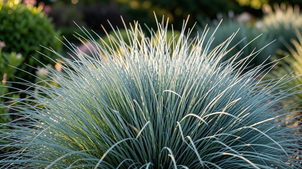 Blue Fescue Grass: Ornamental Blue-Green Foliage