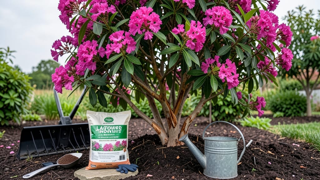 Fertilizer for Crepe Myrtle Bush: Nitrogen-Phosphorus-Potassium Ratios for Vibrant Blooms