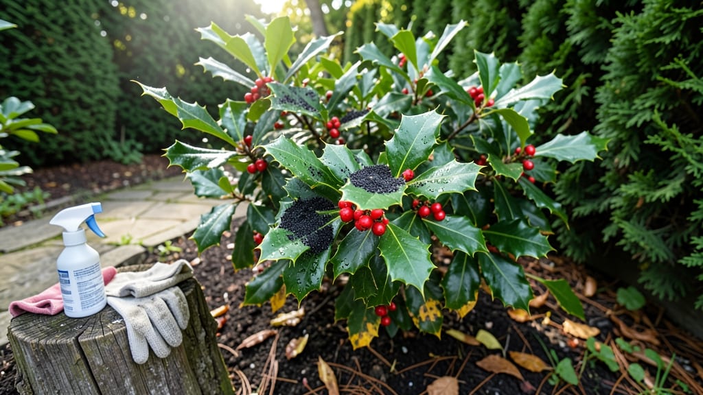 Black Mold on Holly Bushes: Fungicide-Free Fix for Spotless Leaves