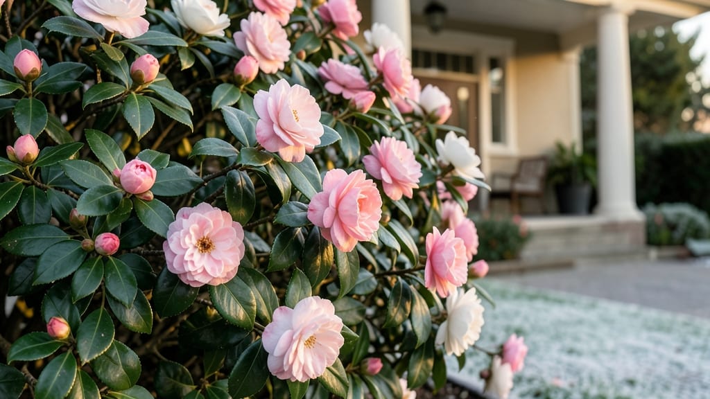 Camellia Bushes for Winter Blooms