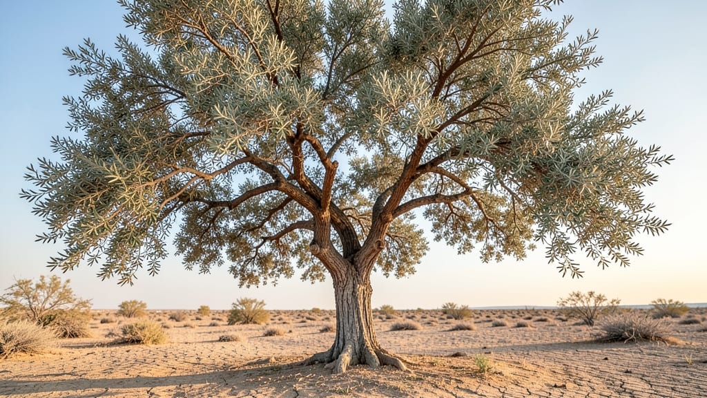 Russian Olive Tree Privacy Screen