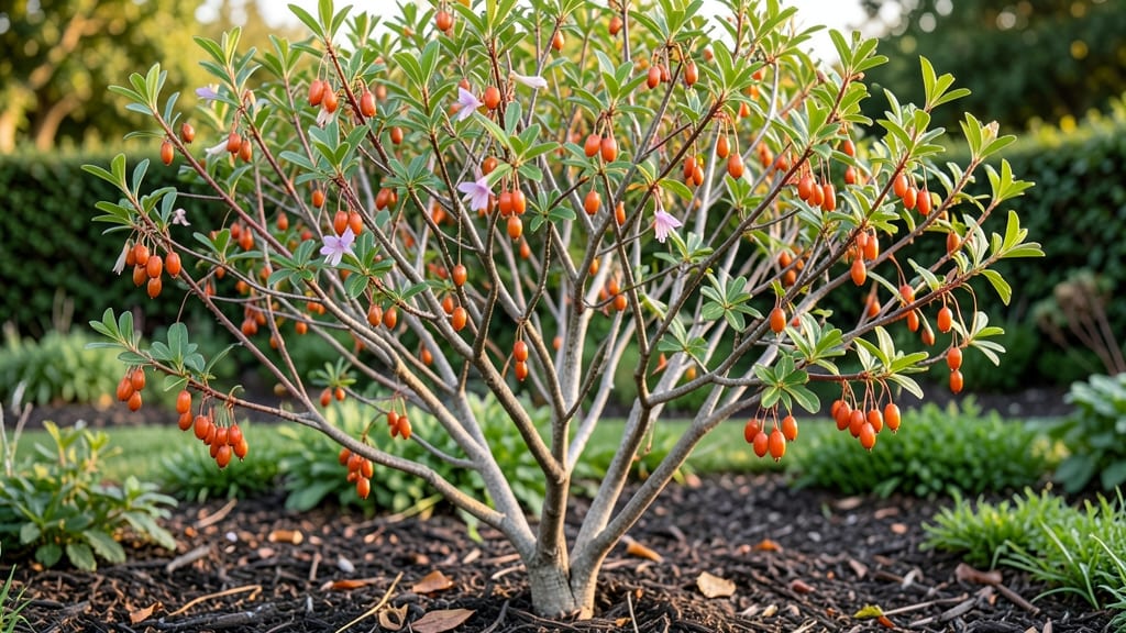 Gogi Berry Bush: Prune for Year-Long Fragrant Blooms and Compact Growth
