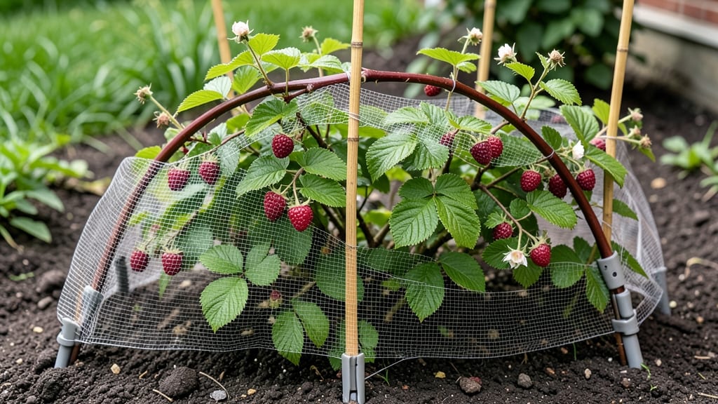 Netting for Raspberry Bushes: Thorn-Free Harvest Protection That Works