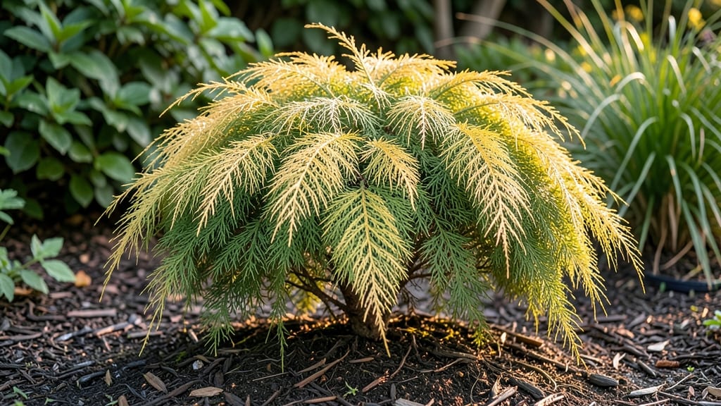 Gold Thread Cypress Bush: Year-Round Shape Mastery with Precision Cuts