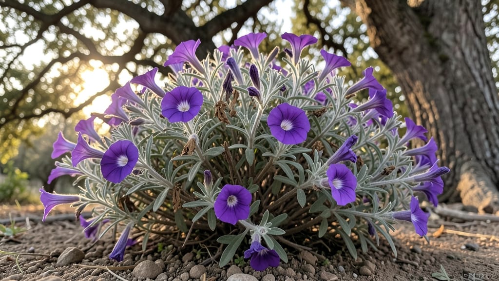 Dwarf Mexican Petunia for Shade Tolerance