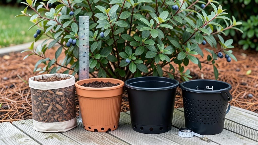 How Big of a Pot for a Blueberry Bush: Space Requirements by Variety