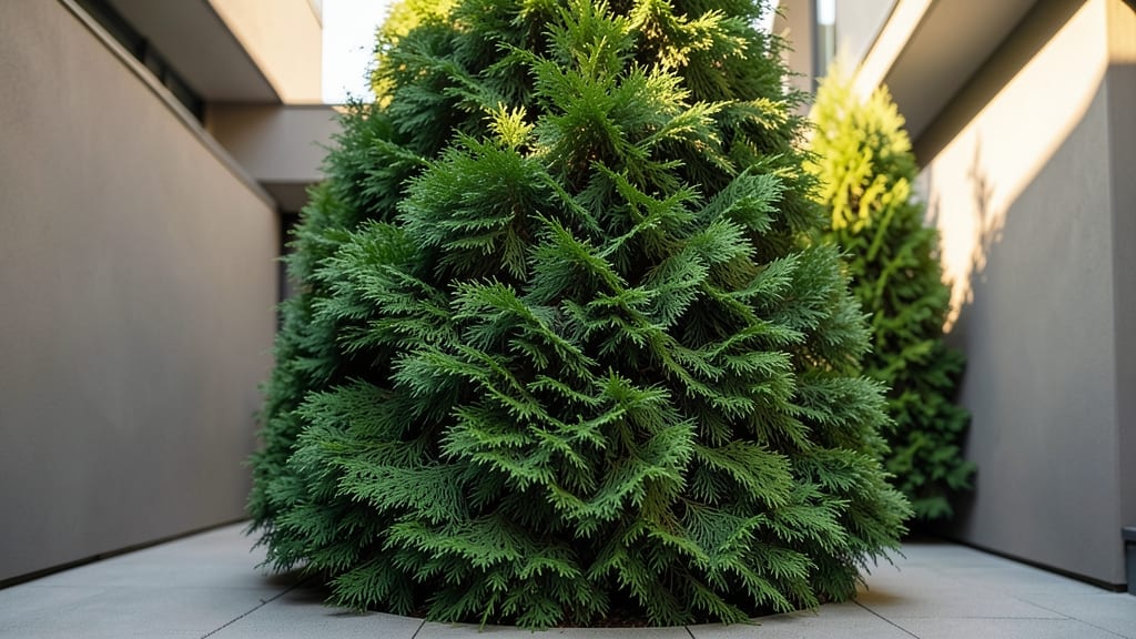 Emerald Green Arborvitae Privacy Screen