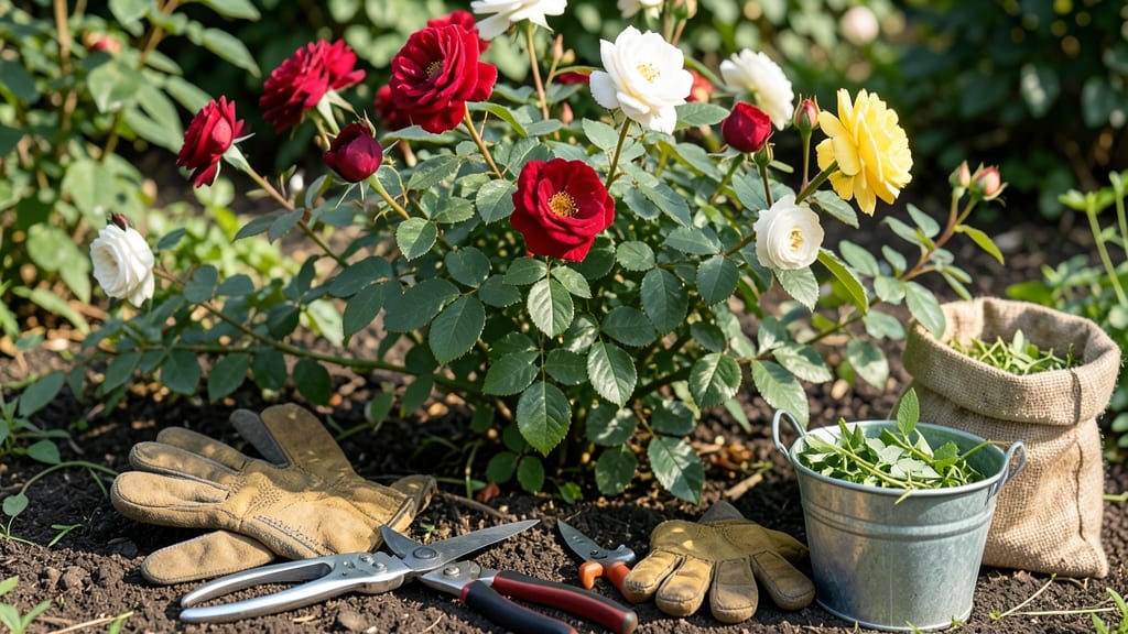 Rose Bush Trimming Time: Late Winter Cuts That Double Next Year’s Blooms