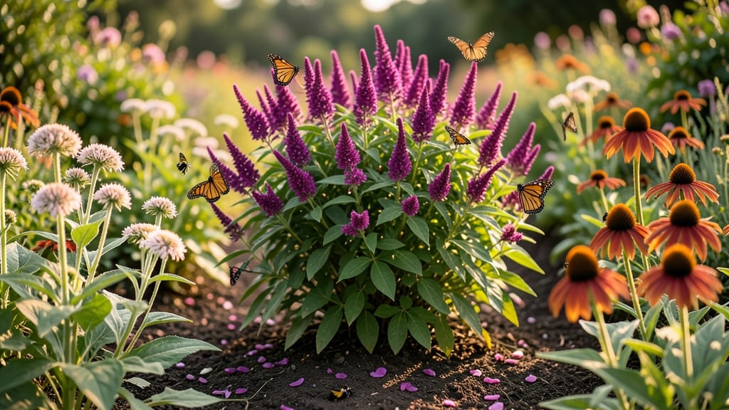 10 Butterfly Bush Borders: Layered Plantings That Attract Pollinators All Summer