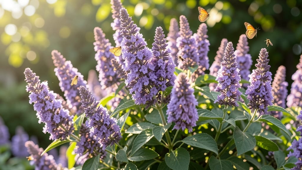 Butterfly Bush with Lavender-Like Flowers