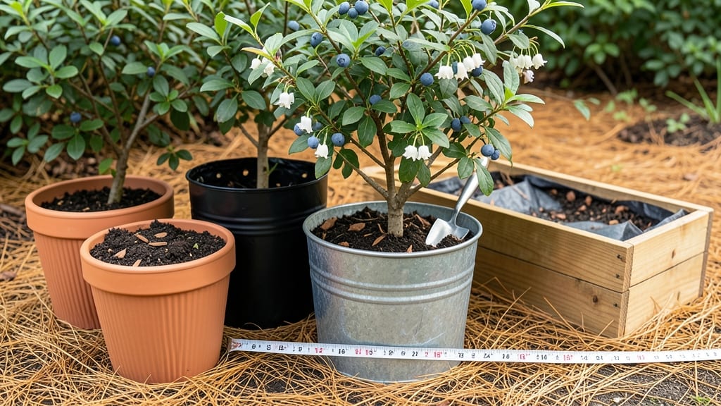 What Size Planter for Blueberry Bush: Space-Saving Depth Rules by Variety