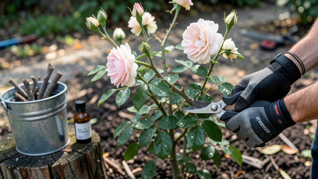 Trimming Rose Bushes in Spring: Bloom-Packed Pruning for Year-Round Color
