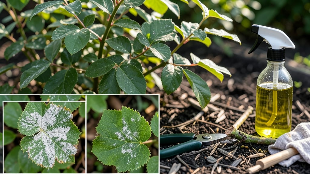 Mildew on Rose Bush Leaves: Copper Spray Cure for Fungal-Free Blooms