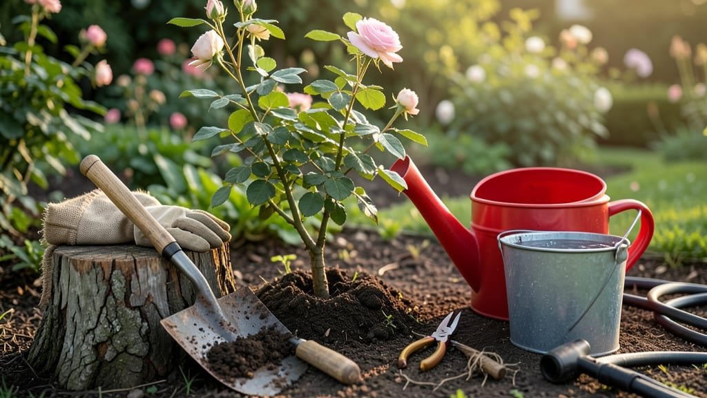 How to Transplant Rose Bushes in August: Late-Summer Survival Guide for Strong Roots