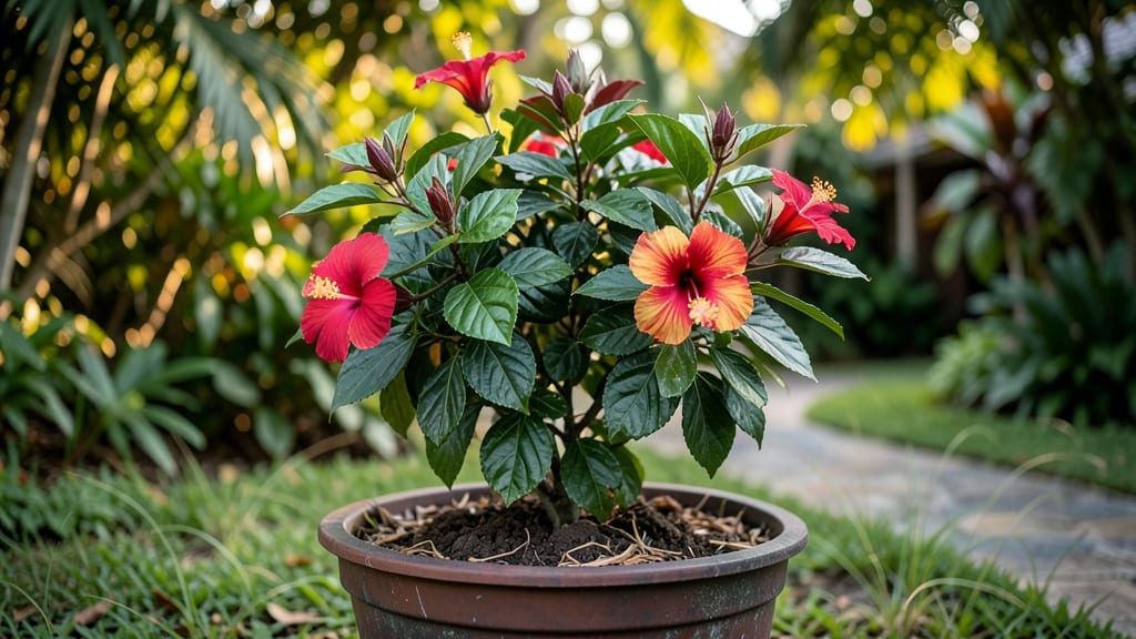 Fiesta Hibiscus Bush Pruning: Year-Round Bloom Revival Through Seasonal Cuts