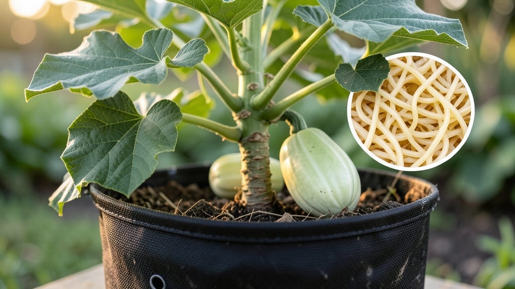 Spaghetti Squash Compact Bush