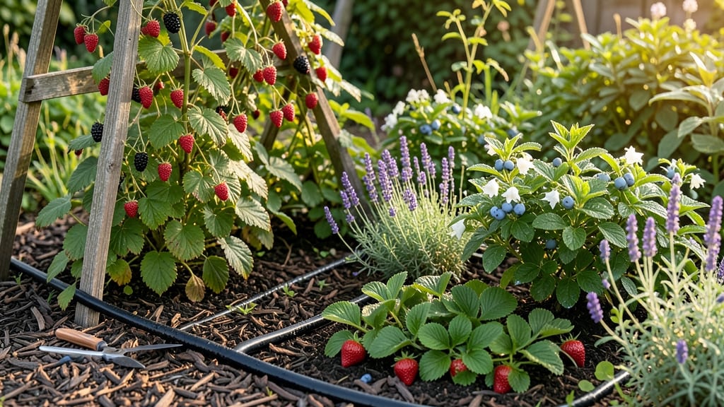 Landscaping With Berry Bushes: Year-Round Color and Privacy Screen