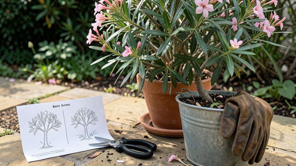 Cutting Back Oleander Bushes: Year-Round Health Through Strategic Cuts