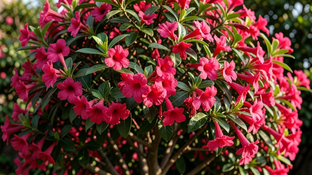 Weigela Florida with Trumpet-Shaped Flowers